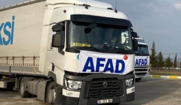 AFAD’ın Ukrayna’ya insani yardım tırları yola çıktı