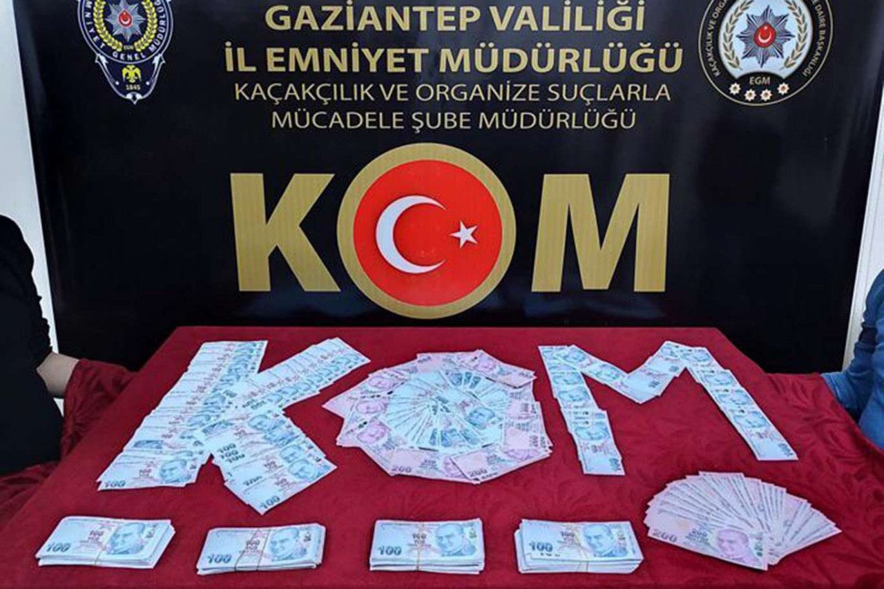 Gaziantep’te sahte para ile yakalanan şahıs gözaltına alındı