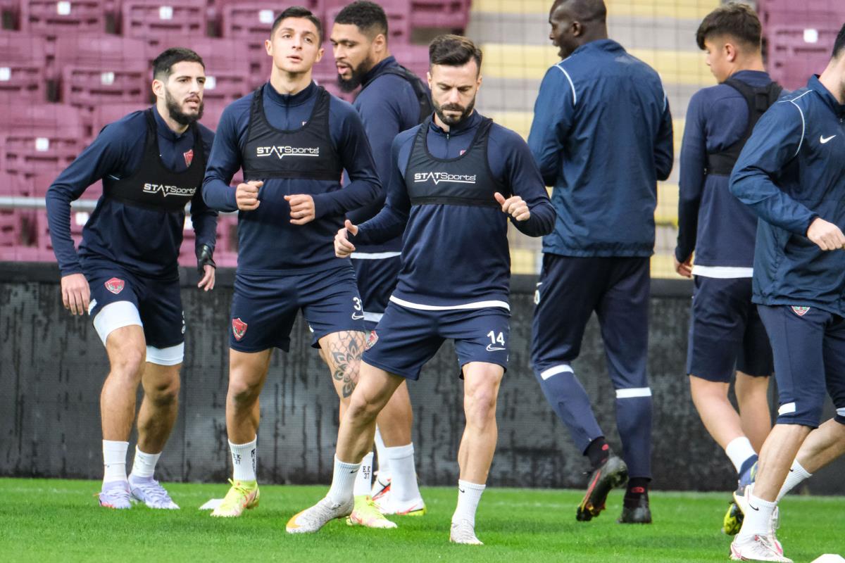 Hatayspor, Gaziantep FK maçının hazırlıklarını sürdürdü