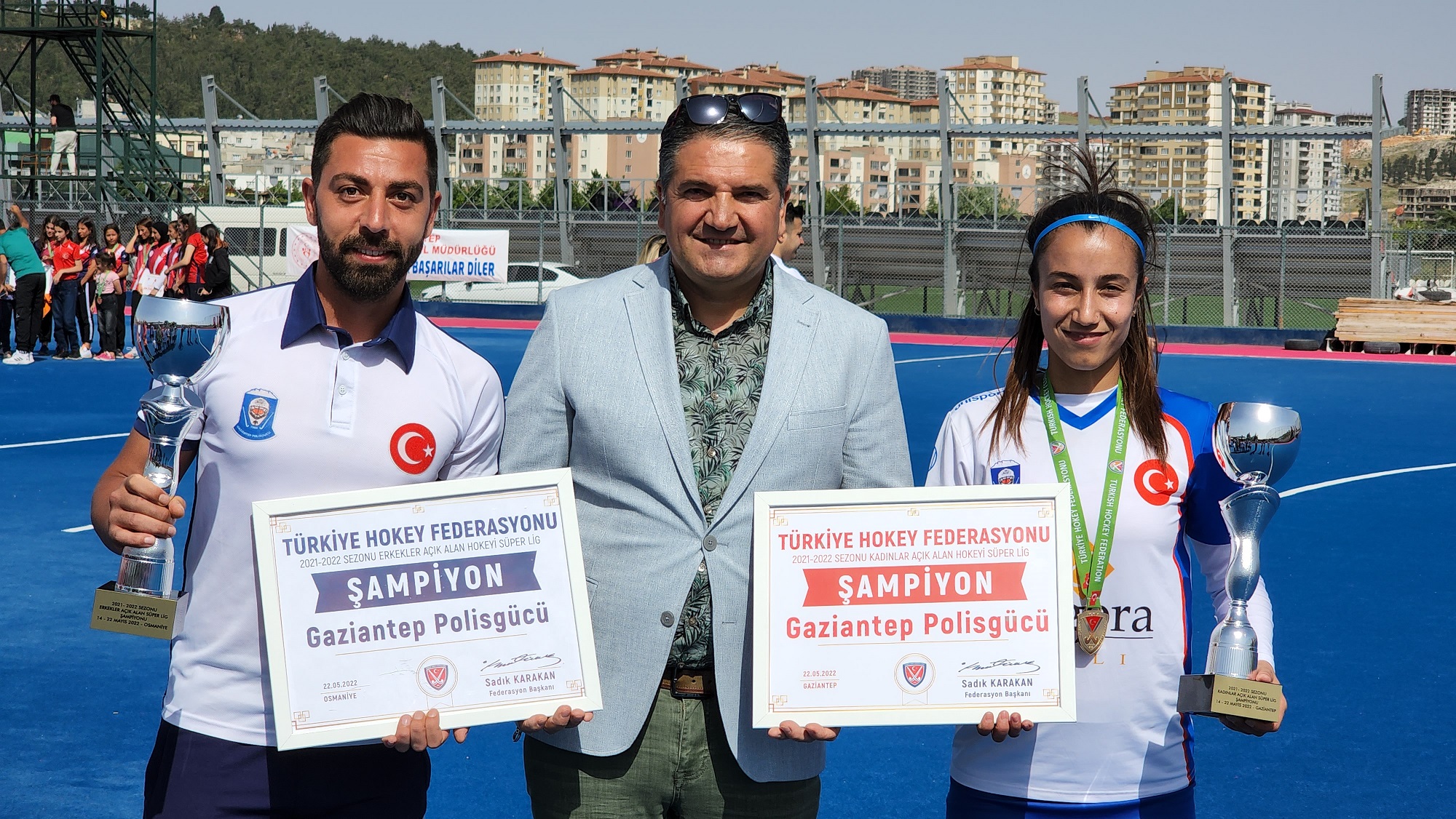 Gaziantep Polisgücü Kadın Takımı Türkiye Süper Lig Şampiyonu