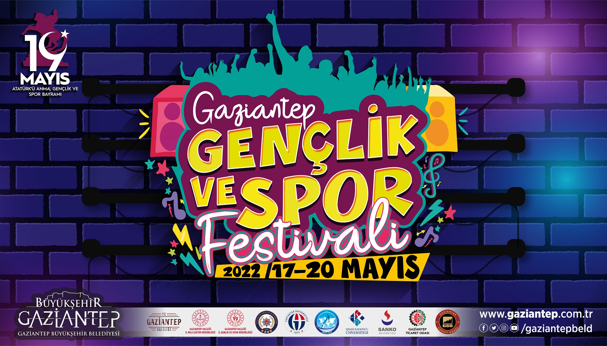 GAZİANTEP GENÇLİK FESTİVALİ BAŞLIYOR