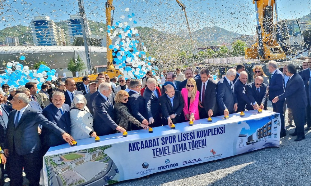 Erdemoğlu, Trabzon Akçabat spor kompleksinin temelini attı