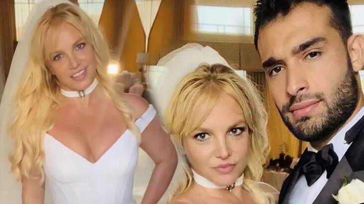 Britney Spears ve Sam Asghari’nin düğününden ilk kareler!