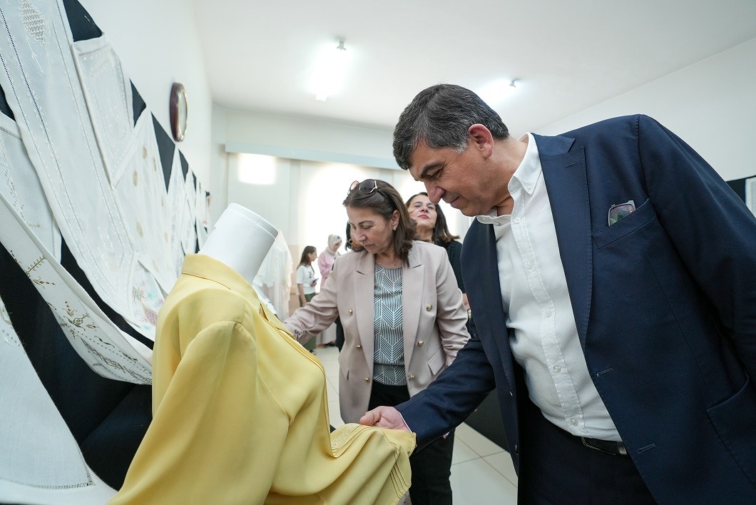 Şehitkamil’de kadınların el emekleri görücüye çıktı