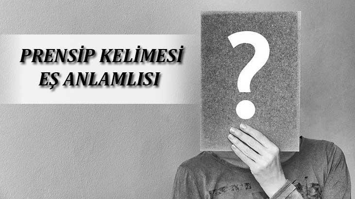 Prensip Kelimesinin Eş Anlamlısı Nedir? Prensibin Eş Anlamlısı Olan Sözcükler