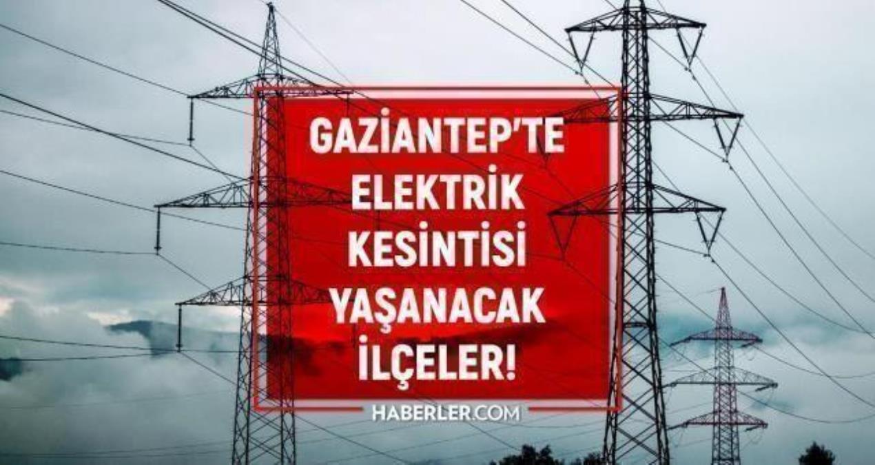 31 Ağustos Gaziantep elektrik kesintisi! GÜNCEL KESİNTİLER Gaziantep’te elektrikler ne zaman gelecek? Gaziantep’te elektrik kesintisi!