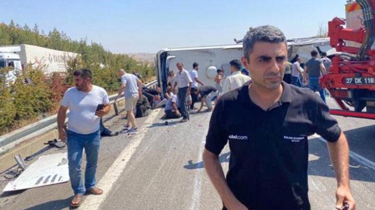 Gaziantep’te zincirleme kaza! 16 kişi hayatını kaybetti
