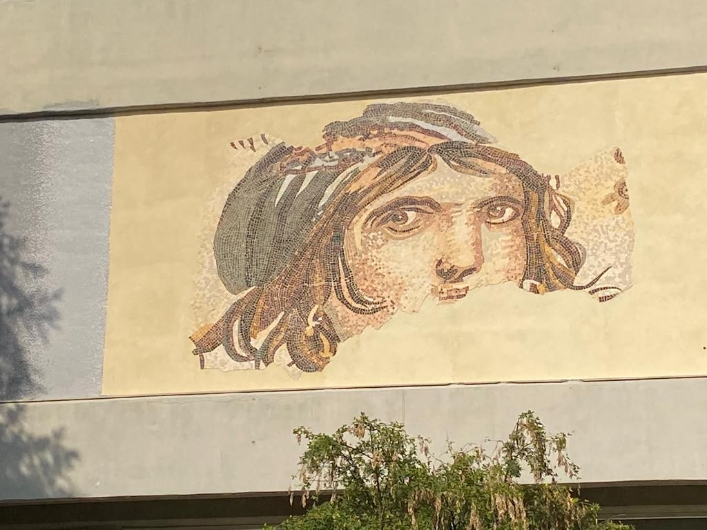 Çingene kızı mozaiği, Hacettepe Üniversitesi duvarında yerini aldı