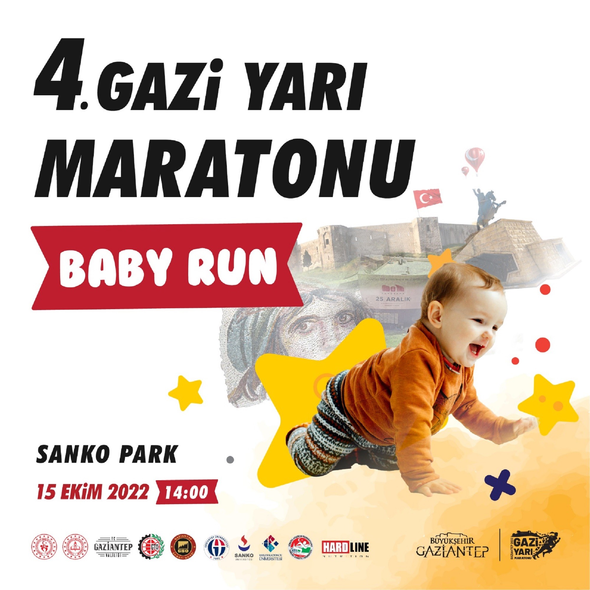 4. Gazi Yarı Maratonu’nda bebekler de yarışacak