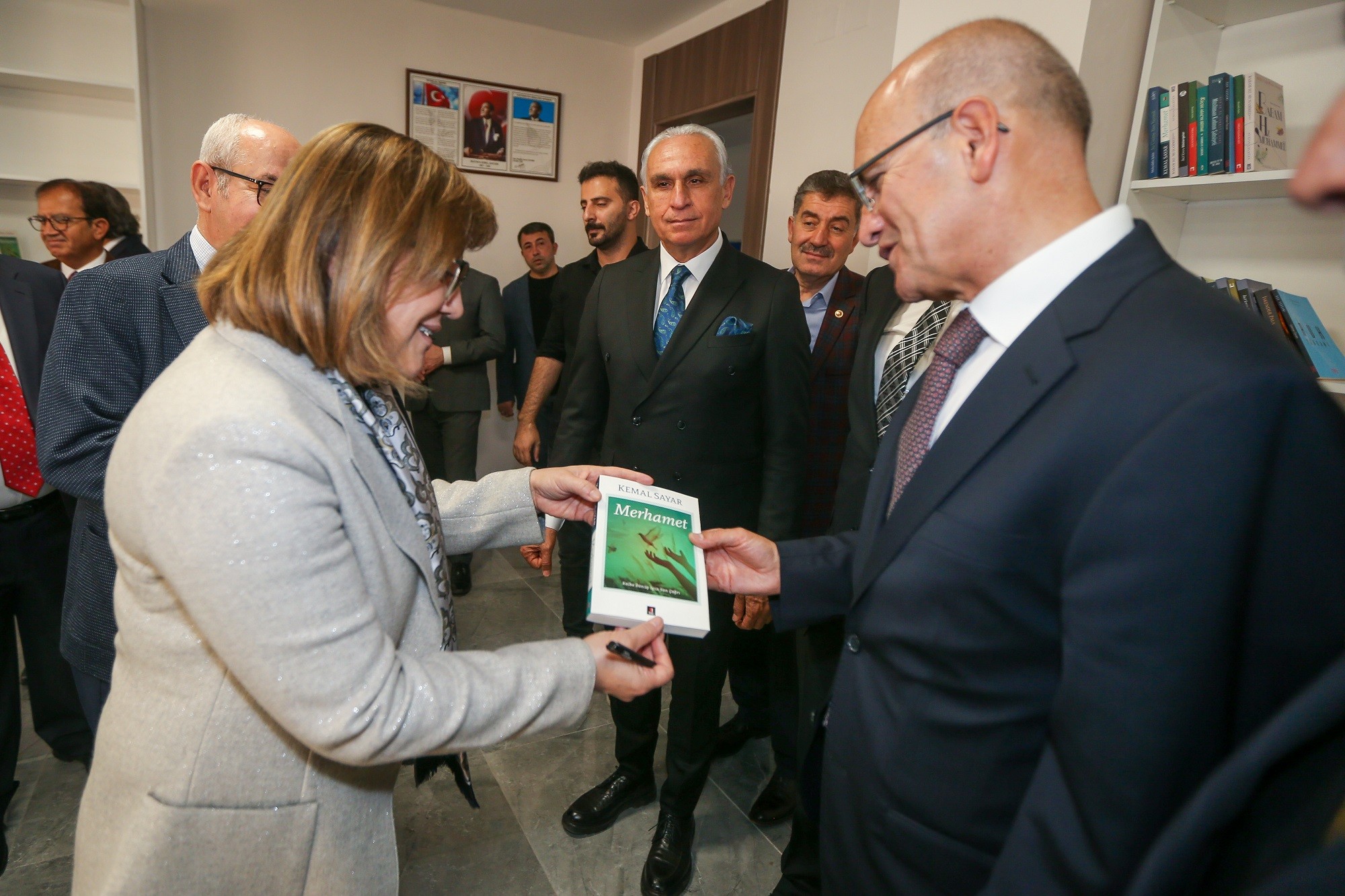 Şimşek, Prof. Dr. Aziz Sancar Eğitim ve Sanat Merkezi’ni ziyaret etti
