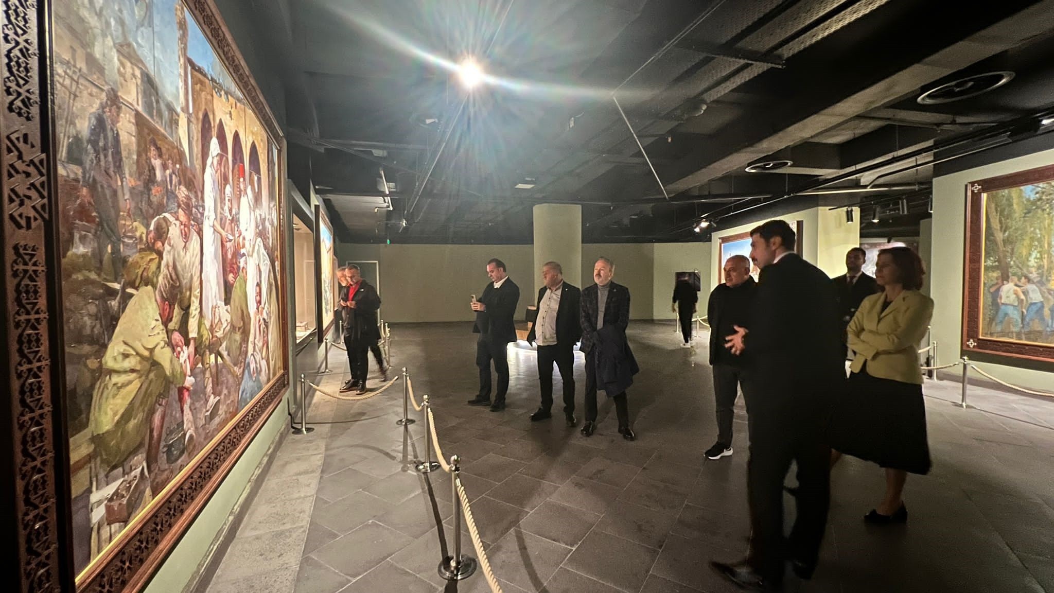 TFF yöneticileri Panorama 25 Aralık Müzesi’ni ziyaret etti