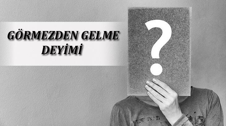 Görmezden Gelmek Deyiminin Anlamı Ne Demek? Görmezden Gelmek İle İlgili Örnek Cümleler