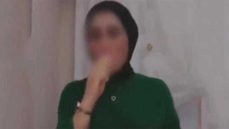 Çocuğun yanında müstehcen yayın yapan kadın gözaltına alındı