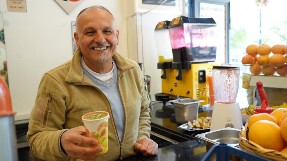 Gaziantep’te şifa kaynağı doğal sıkım ‘atom’a yaz-kış yoğun talep