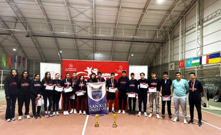 SANKO Okulları’nın tenis başarısı