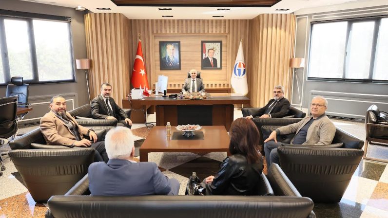 GAÜN REKTÖRÜ DOĞAN, GTO BİLİŞİM TEKNOLOJİLERİ MESLEK KOMİTESİ’Nİ AĞIRLADI