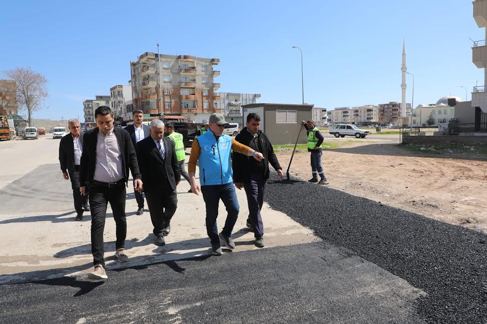 Belediye Başkanı Doğan, saha çalışmalarını denetledi