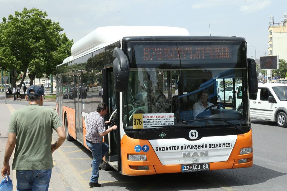 Gaziantep’te 23 Nisan’da toplu taşıma ücretsiz olacak