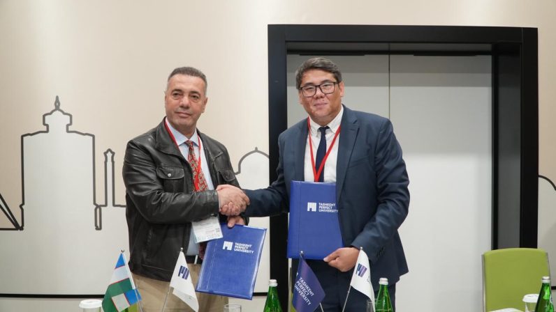 GAÜN İLE ÖZBEKİSTAN TAŞKENT PERFEKT ÜNİVERSİTESİ ARASINDA  İŞBİRLİĞİ PROTOKOLÜ İMZALANDI