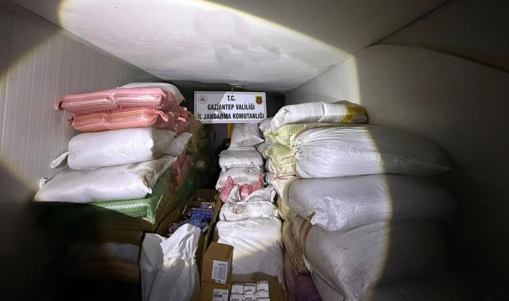 Gaziantep’te 6,8 milyon TL değerinde kaçak malzeme ele geçirildi