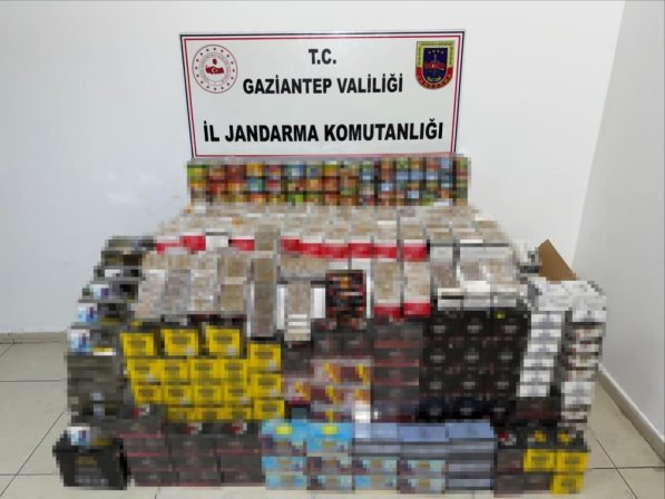 Gaziantep’te 1,8 milyon TL değerinde kaçak ürün ele geçirildi: 1 gözaltı