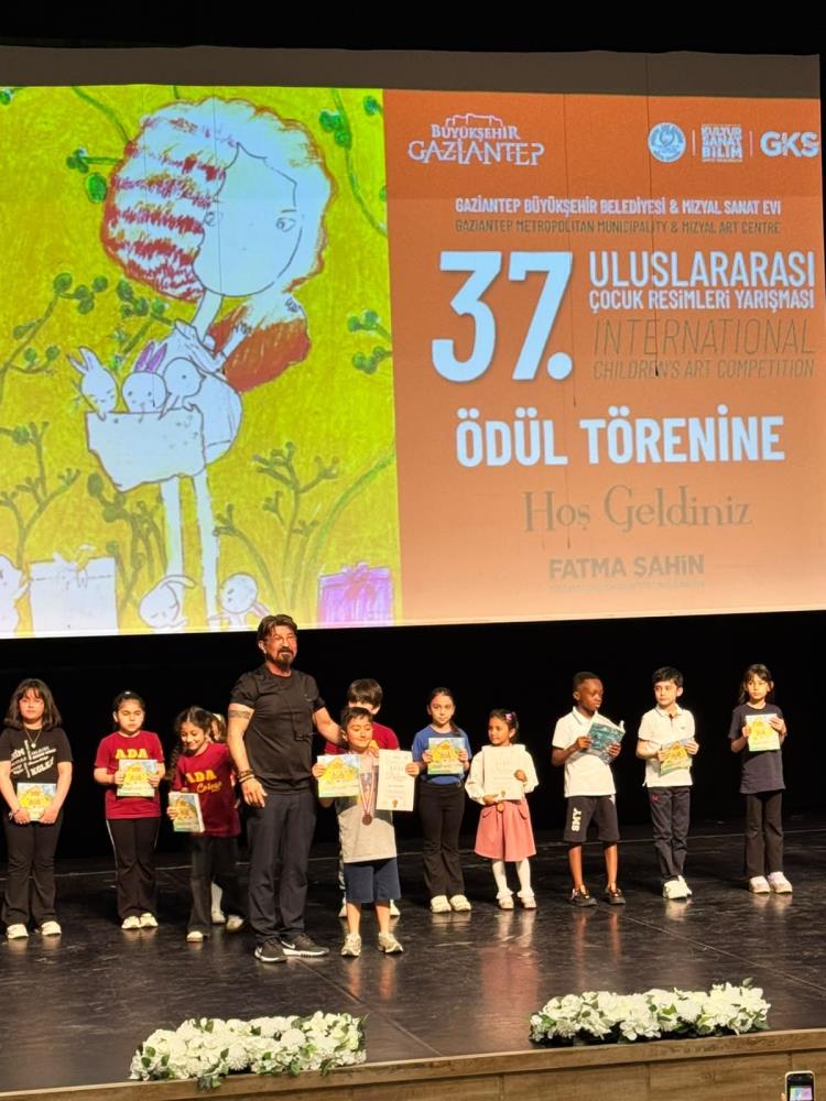 GKV Özel İlkokulu’ndan uluslararası sanat zaferi