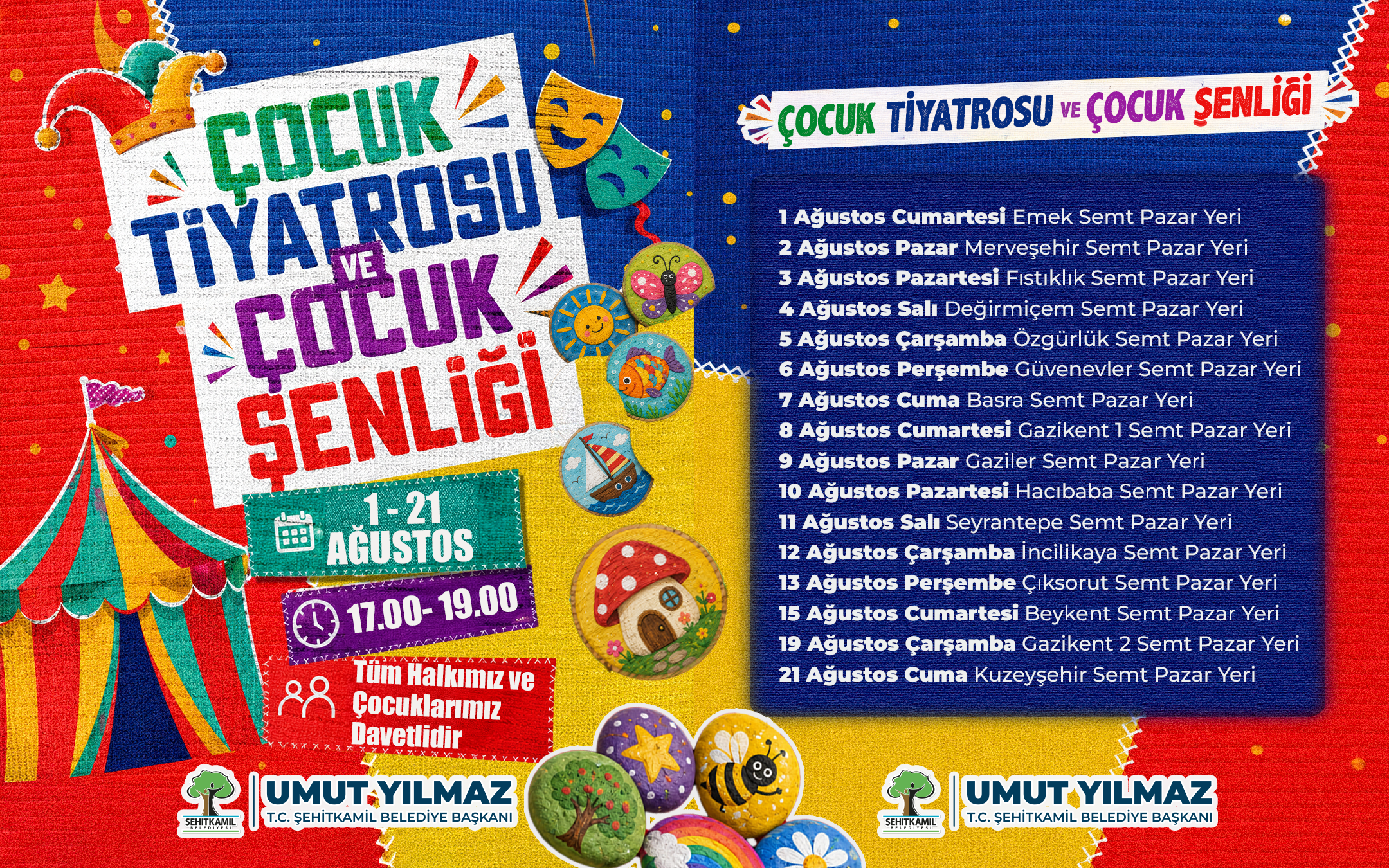 ŞEHİTKAMİL’DE ÇOCUK ŞENLİĞİ BAŞLIYOR