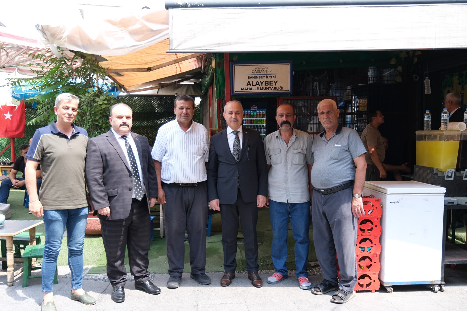 BAŞKAN KILIÇ ALAYBEY ESNAFI İLE BİRARAYA GELDİ