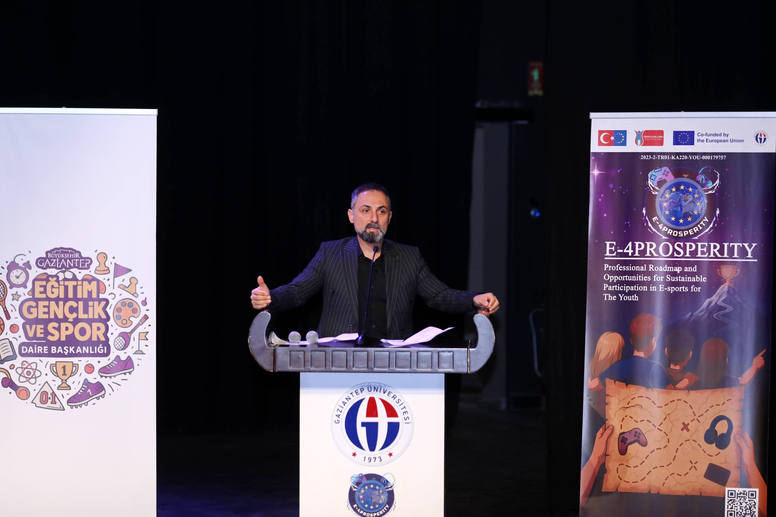 E-4PROSPERITY E-SPOR ZİRVESİ’NİN AÇILIŞI GAÜN’DE YAPILDI