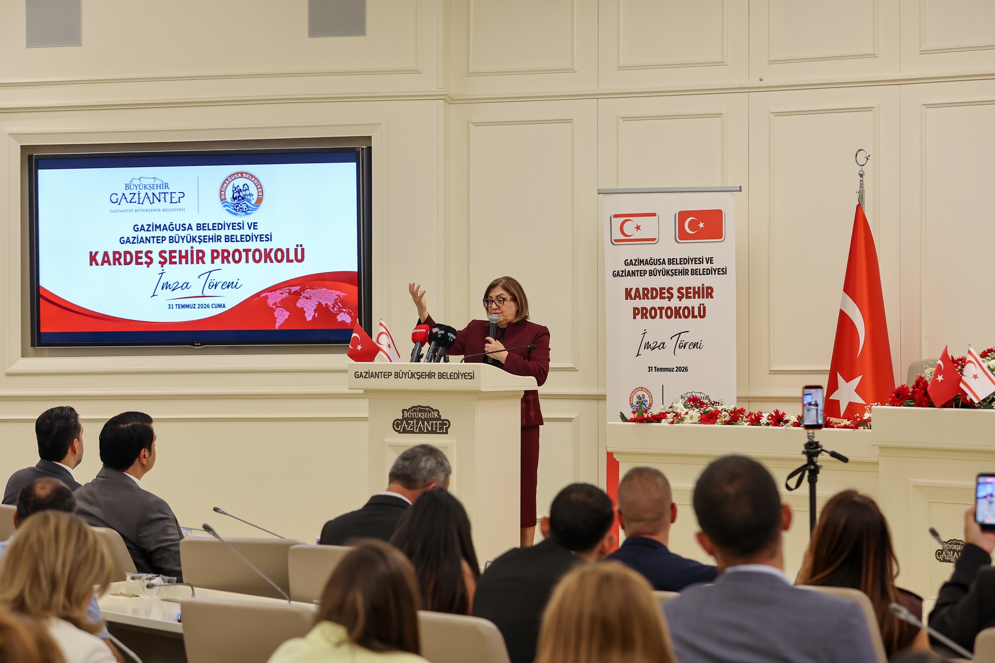 GAZİ ŞEHRİN 29’UNCU KARDEŞİ GAZİMAĞUSA OLDU