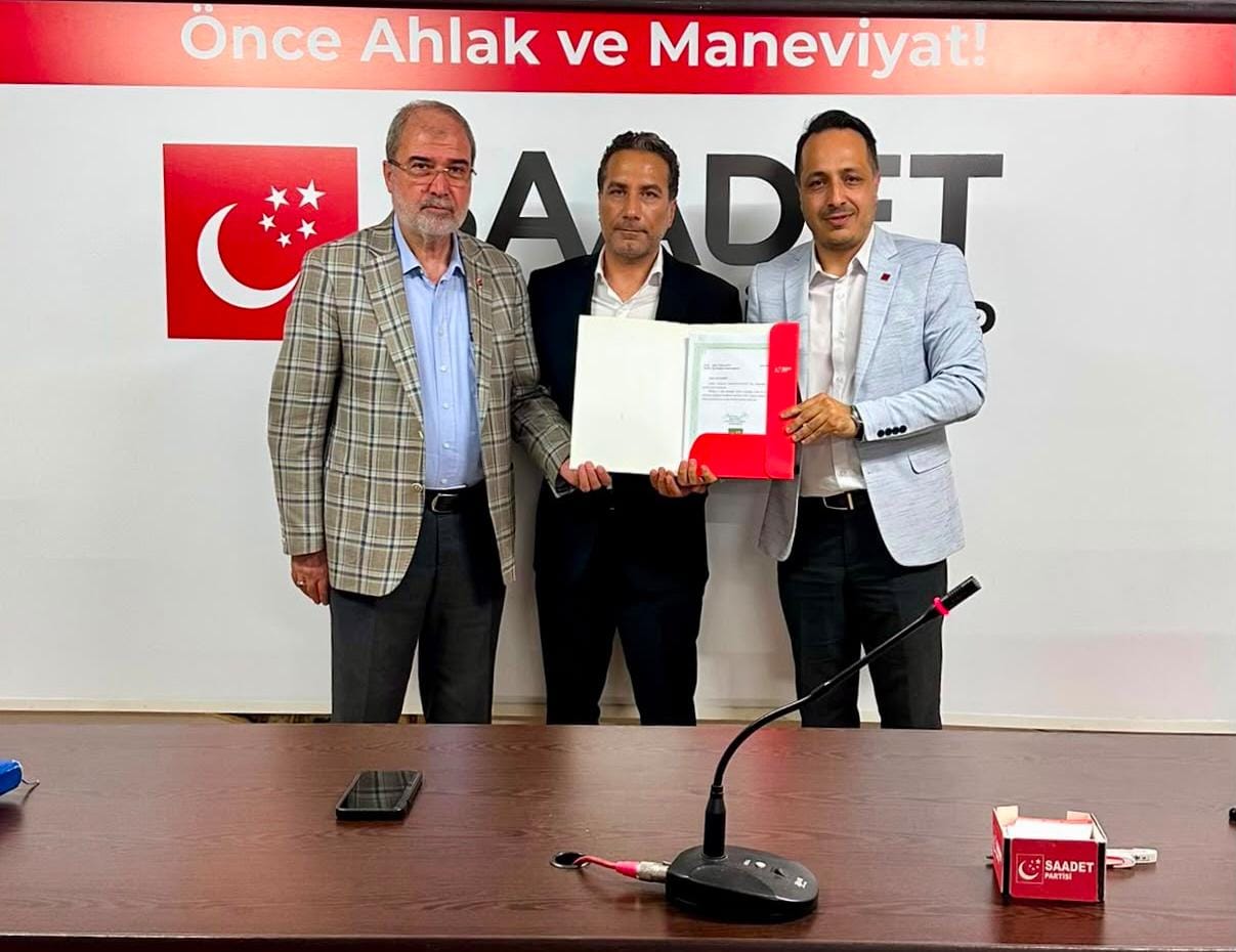 Saadet Partisi Şehitkamil İlçe Başkanlığına yeni başkan