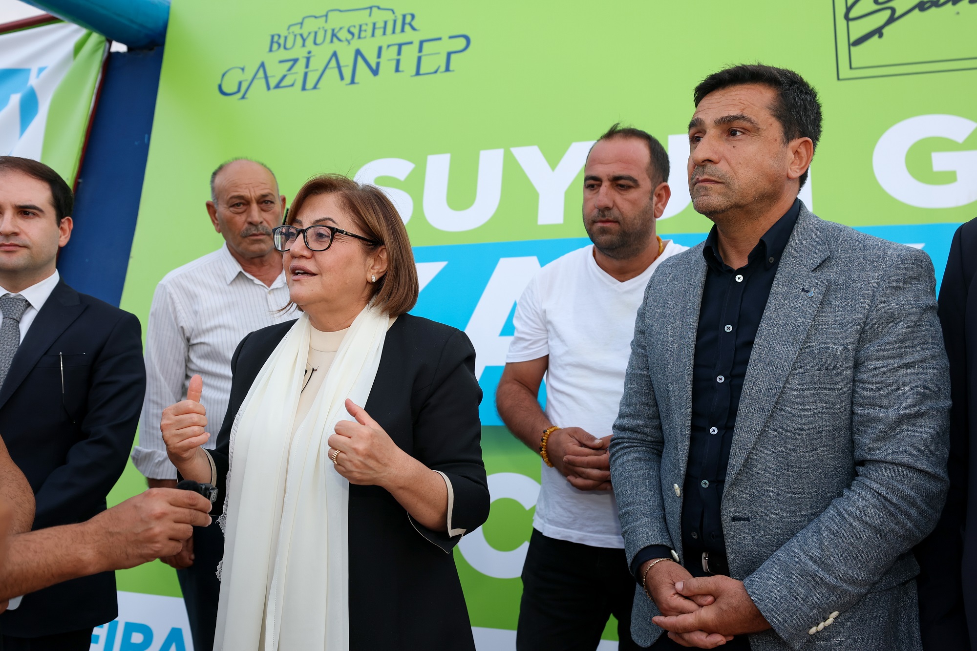 BAŞKAN ŞAHİN, KARKAMIŞ’TA 5 BİN KİŞİYE HİZMET VEREN SU YATIRIMINI YERİNDE İNCELEDİ