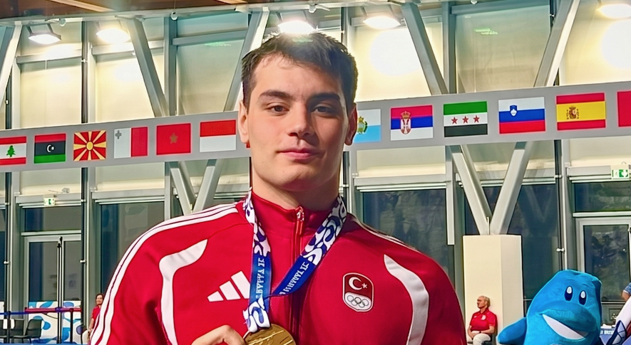 GAÜN’LÜ MİLLÎ SPORCUDAN TÜRKİYE’Yİ GURURLANDIRAN ALTIN MADALYA