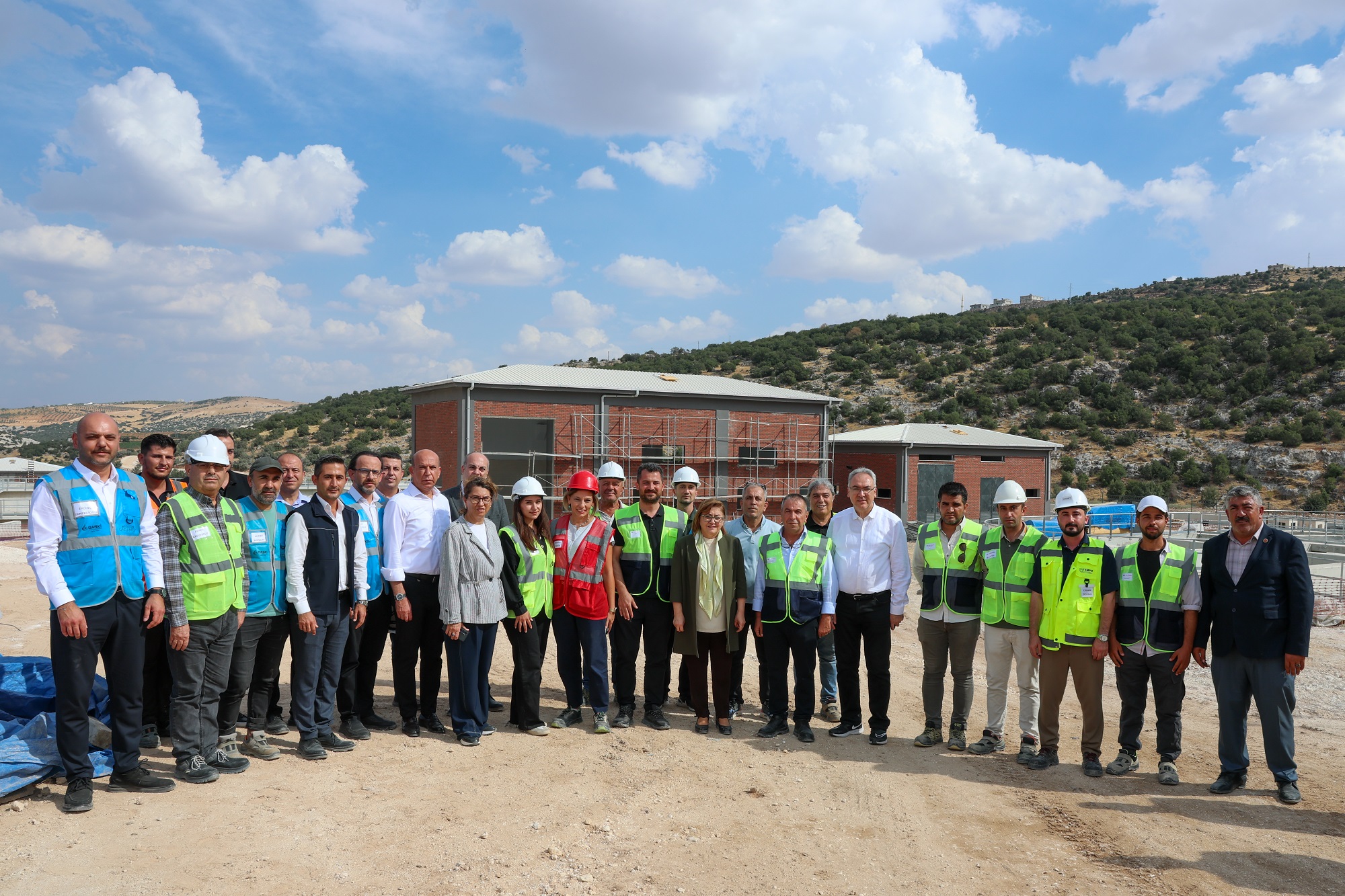 BAŞKAN ŞAHİN, KUZEYŞEHİR ATIK SU ARITMA TESİSİ İNŞAAT ALANINI İNCELEDİ