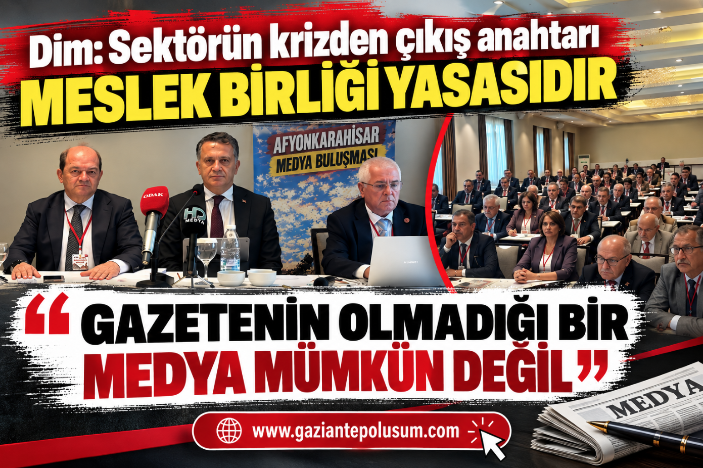 Dim: Sektörün krizden çıkış anahtarı meslek birliği yasasıdır