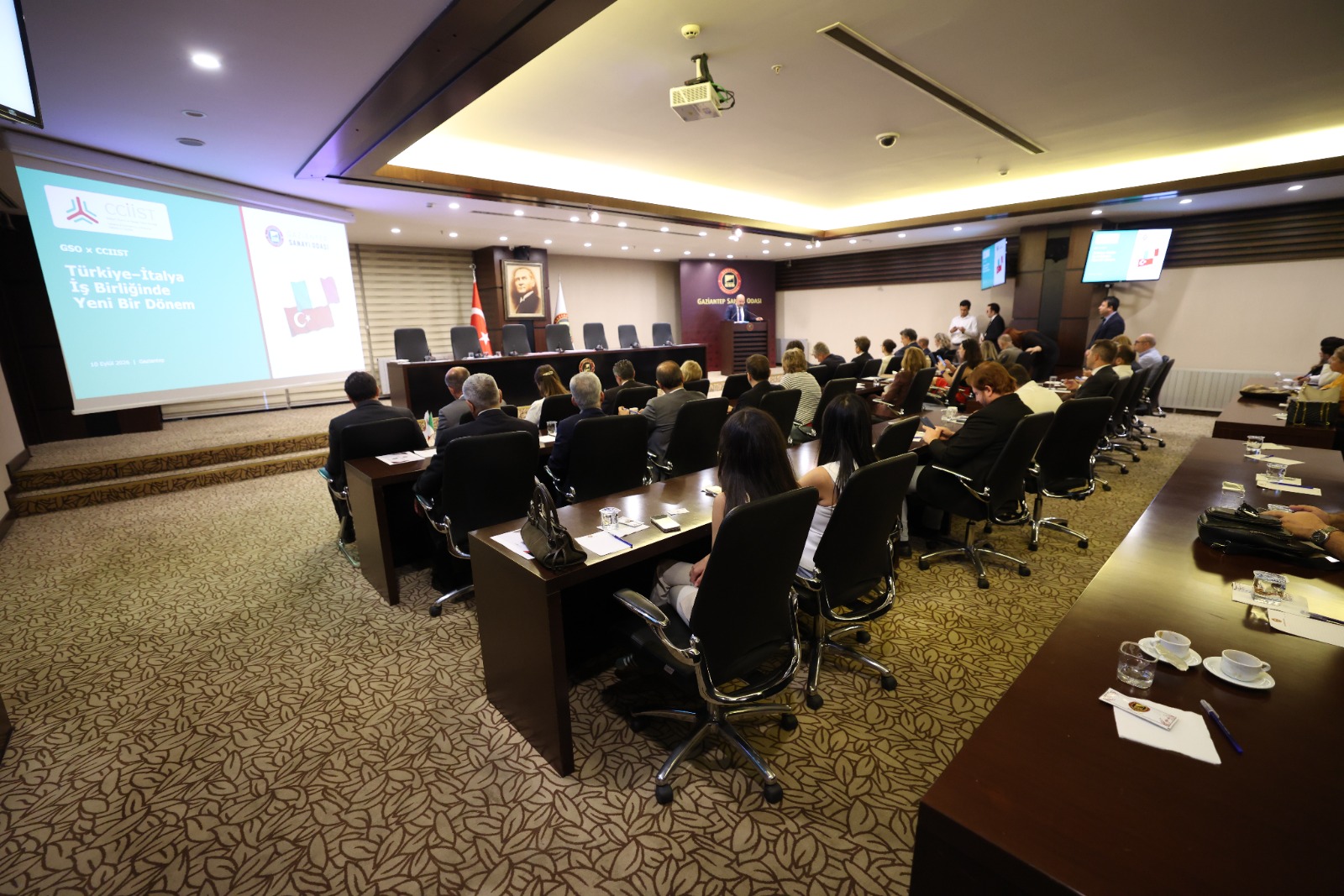 GSO’DA İTALYA İLE TİCARİ BAĞLARI GÜÇLENDİRECEK PROTOKOL
