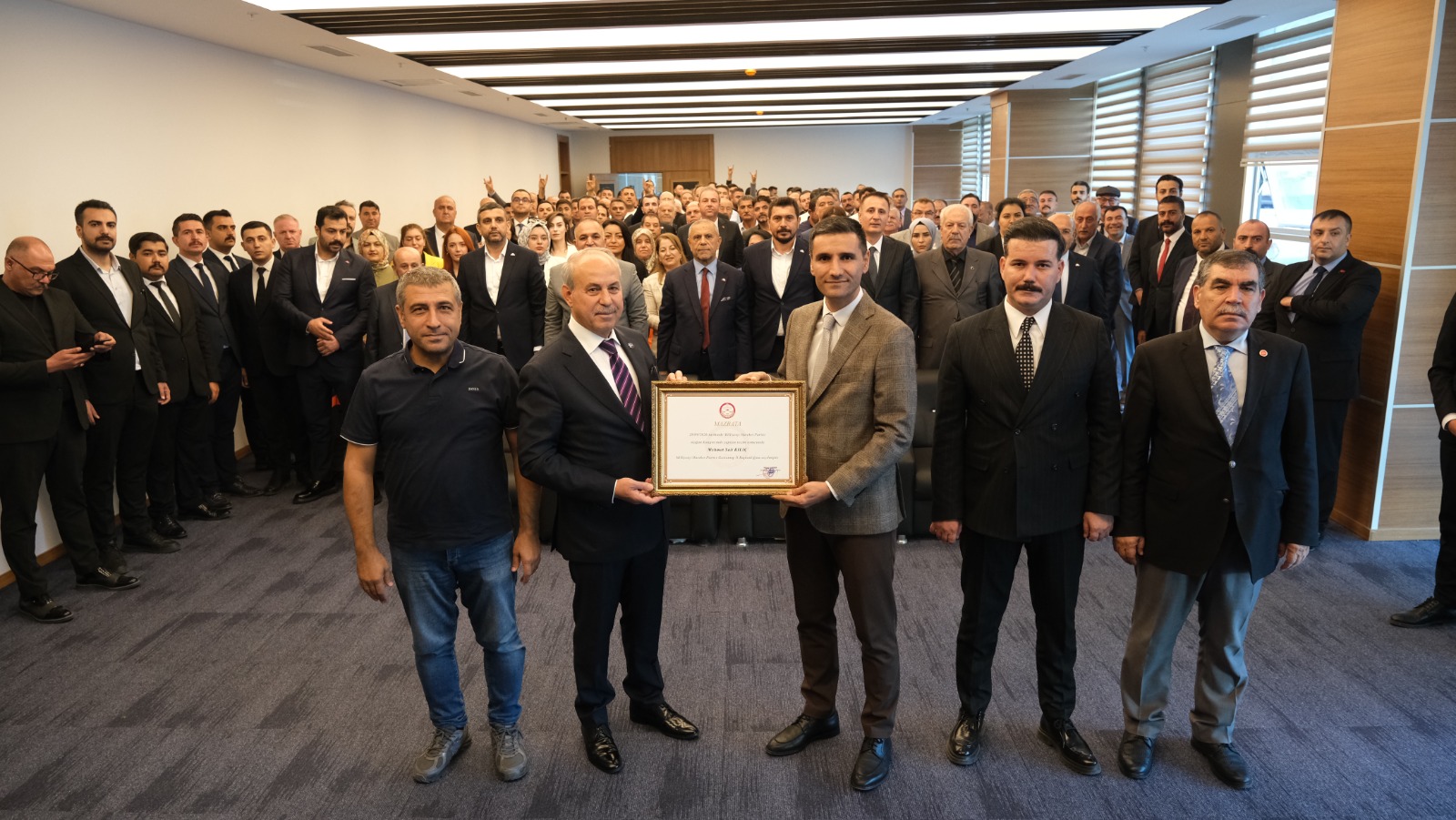 MEHMET SAİT KILIÇ MAZBATASINI ALDI