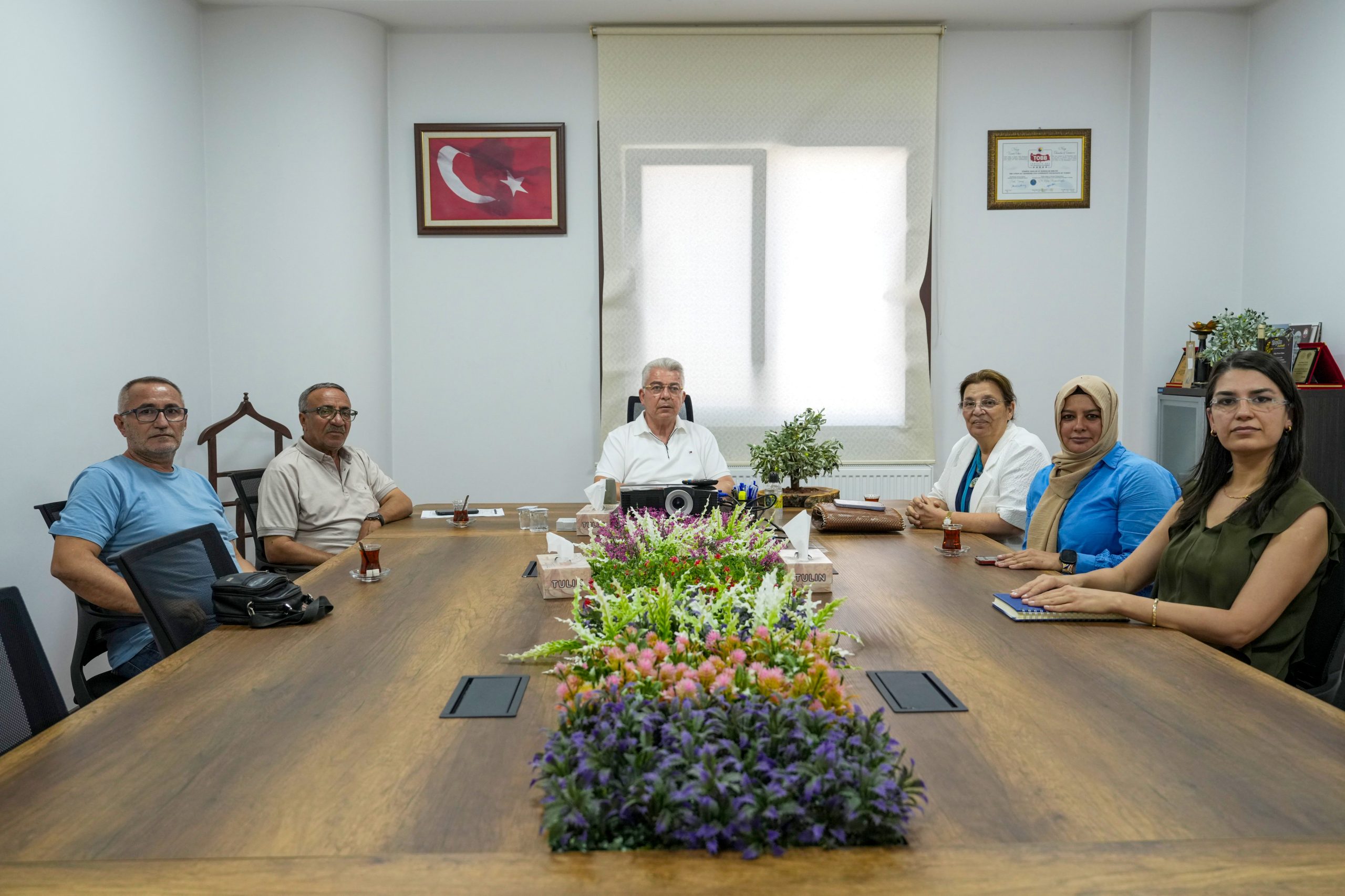 MEVLANA MESLEKİ VE TEKNİK ANADOLU LİSESİ MÜDÜRÜ KIYMET TAŞ’TAN BAŞKAN ÖZYURT’A ANLAMLI ZİYARET