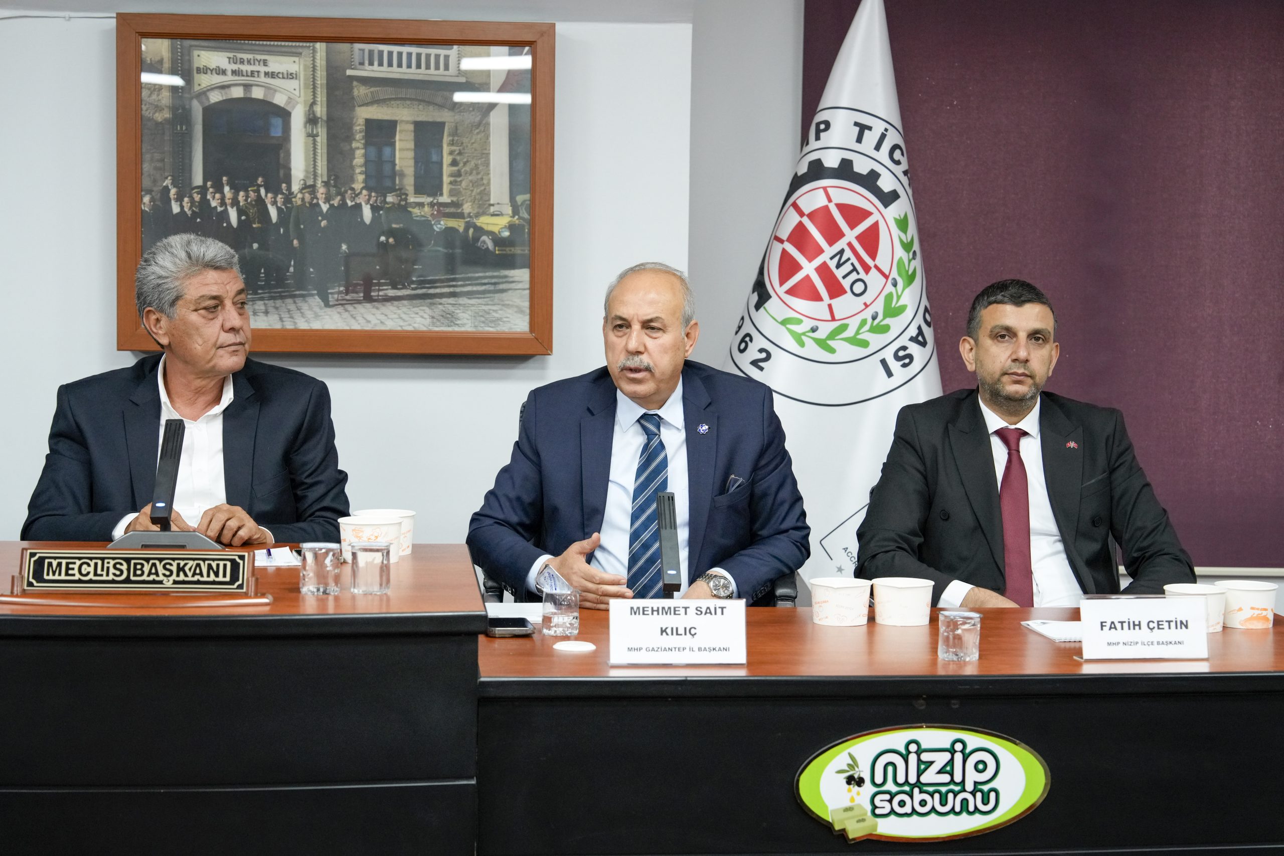 MHP GAZİANTEP İL BAŞKANI MEHMET SAİT KILIÇ VE HEYETİNDEN NTO’YA ZİYARET