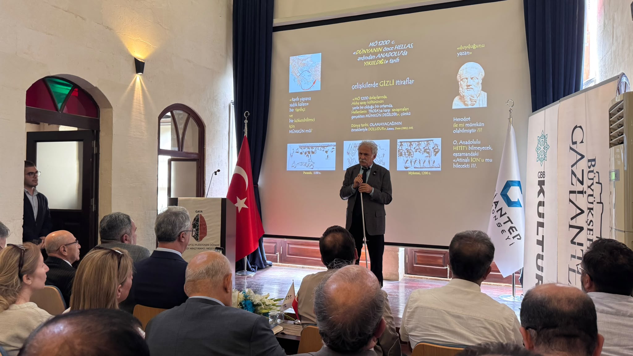 GAZİANTEP KENT KONSEYİ’NDE ARKEOLOJİ SÖYLEŞİLERİ BAŞLADI