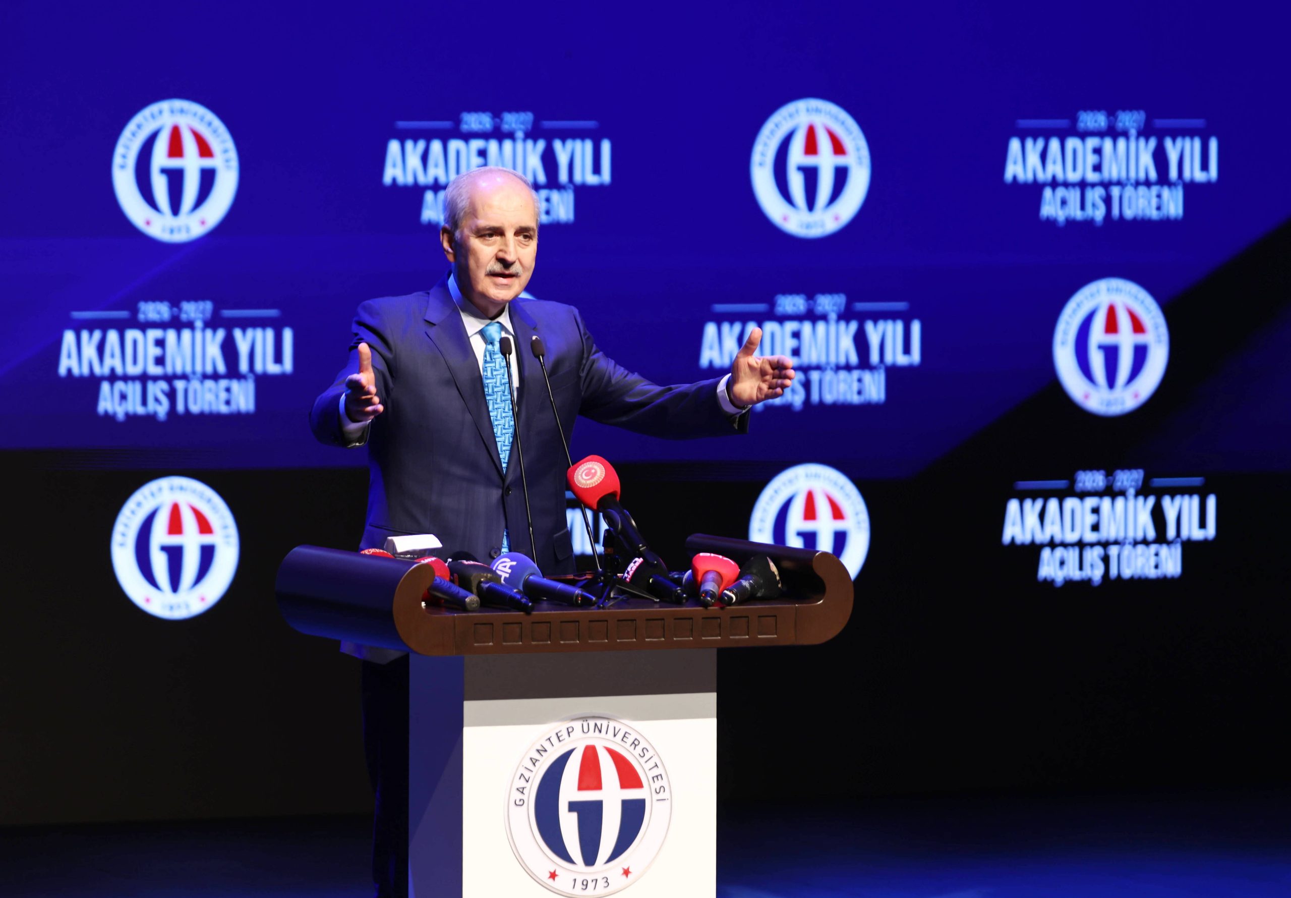 TBMM BAŞKANI NUMAN KURTULMUŞ, GAÜN 2026-2027 AKADEMİK YILI AÇILIŞ TÖRENİNE KATILDI